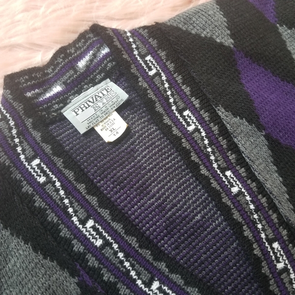 ✖️SOLD✖️RARE vtg argyle cardigan - Picture 4 of 9